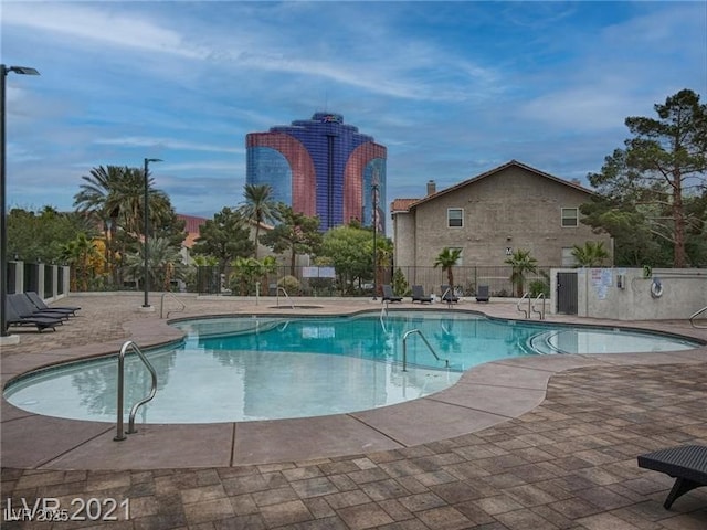 4200 S Valley View Blvd Unit 1035, Las Vegas, NV 89103 - community pool with a patio area