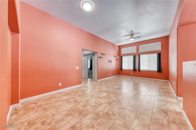 3604 Cantura Crest Ct, North Las Vegas, NV 89031 - unfurnished room featuring ceiling fan and a textured ceiling