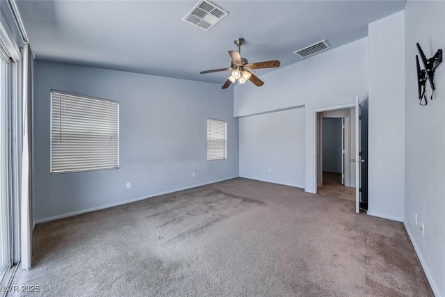 3604 Cantura Crest Ct, North Las Vegas, NV 89031 - unfurnished bedroom featuring carpet floors and ceiling fan