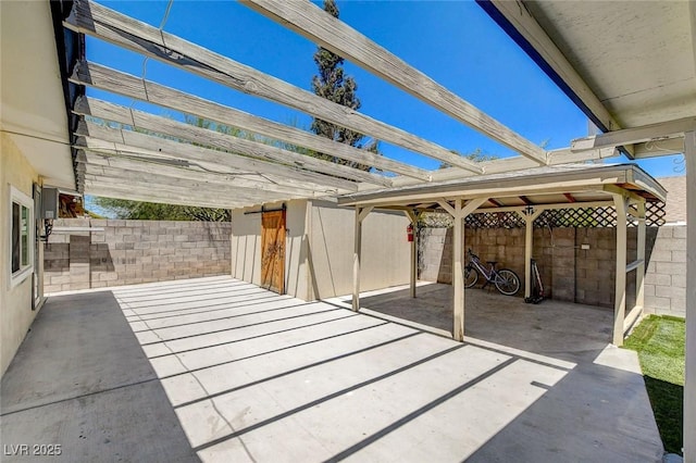 925 Alan Shepard St, Las Vegas, NV 89145 - fenced backyard featuring a pergola and a patio area