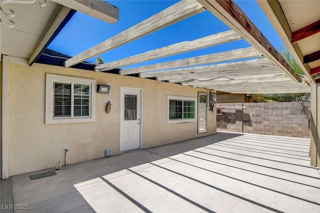 925 Alan Shepard St, Las Vegas, NV 89145 - view of patio / terrace with a pergola