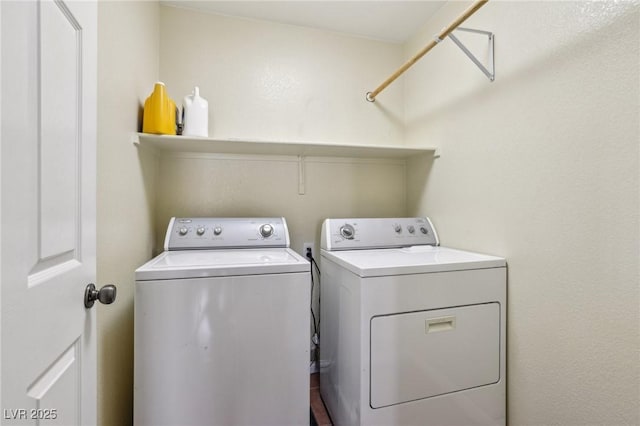 11620 Longhirst Hall Ln, Las Vegas, NV 89138 - laundry area with separate washer and dryer