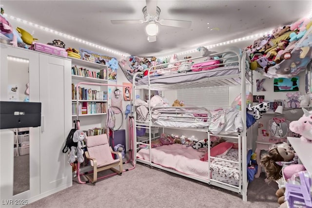 6313 Voss St, North Las Vegas, NV 89081 - carpeted bedroom with a ceiling fan