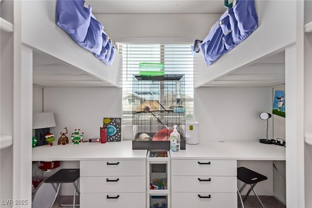 6313 Voss St, North Las Vegas, NV 89081 - office area with built in desk