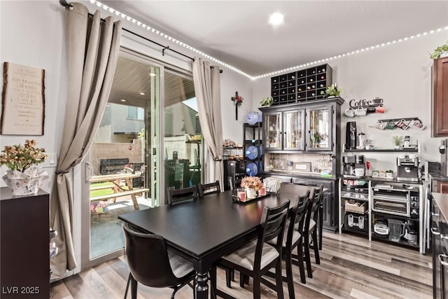6313 Voss St, North Las Vegas, NV 89081 - dining room with light wood finished floors