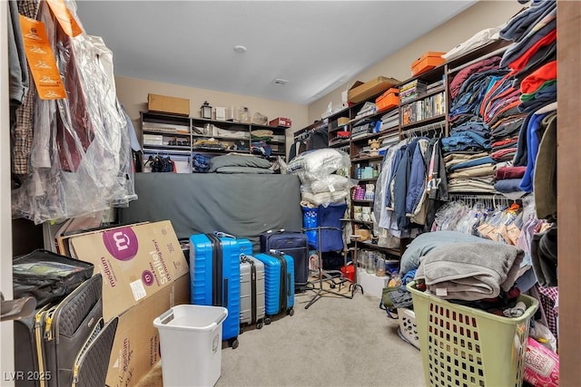 7854 Brianna Cheerful Ave, Las Vegas, NV 89178 - walk in closet with carpet floors