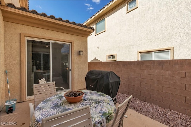 7854 Brianna Cheerful Ave, Las Vegas, NV 89178 - view of patio / terrace with a grill