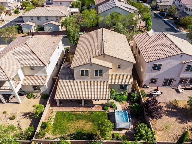 7854 Brianna Cheerful Ave, Las Vegas, NV 89178 - aerial perspective of suburban area