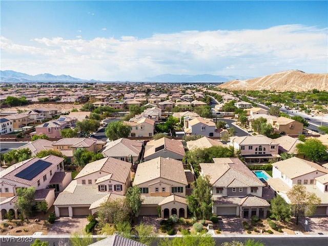 7854 Brianna Cheerful Ave, Las Vegas, NV 89178 - aerial perspective of suburban area with mountains