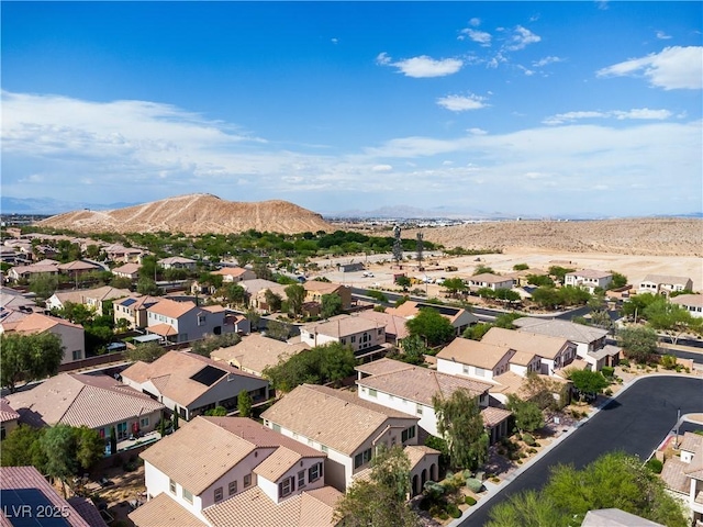 7854 Brianna Cheerful Ave, Las Vegas, NV 89178 - aerial perspective of suburban area featuring mountains