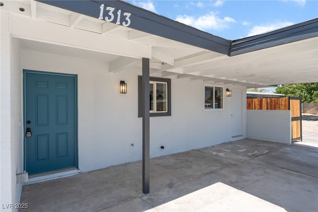 1313 Purple Sage Ave, Las Vegas, NV 89108 - view of patio / terrace featuring a carport