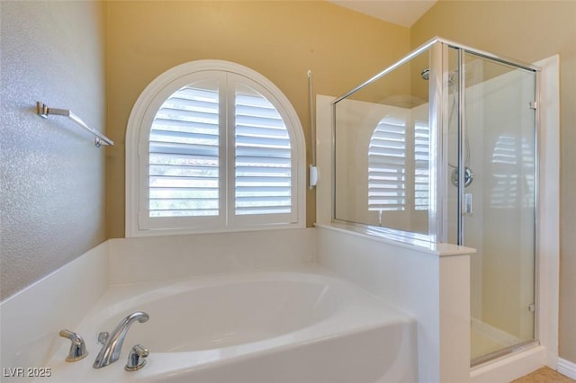 8204 Turbys Treehouse Pl, Las Vegas, NV 89131 - full bath featuring a bath and a stall shower