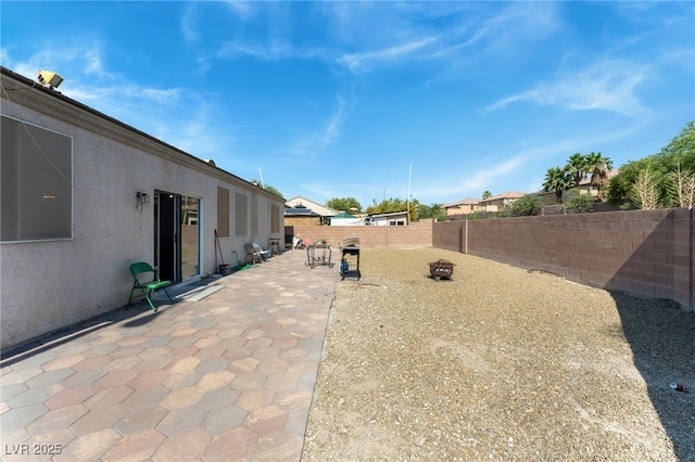 3108 Sentimental Ct, North Las Vegas, NV 89031 - fenced backyard featuring a patio area
