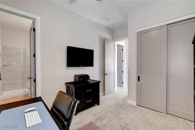 2333 Indigo Island St, Henderson, NV 89044 - office area featuring light colored carpet and baseboards