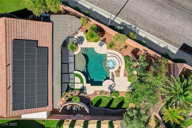 2333 Indigo Island St, Henderson, NV 89044 - bird's eye view of a pool area