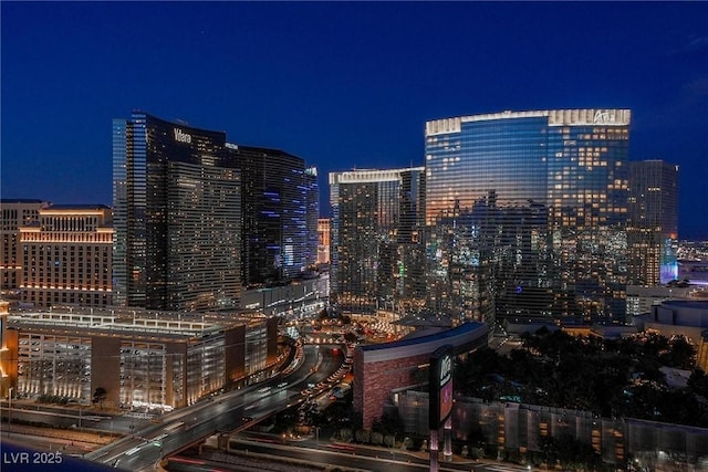 4575 Dean Martin Dr Unit 2607, Las Vegas, NV 89103 - city view with a view of city lights