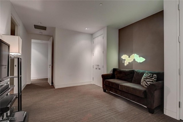 4575 Dean Martin Dr Unit 2607, Las Vegas, NV 89103 - living room featuring carpet flooring and baseboards