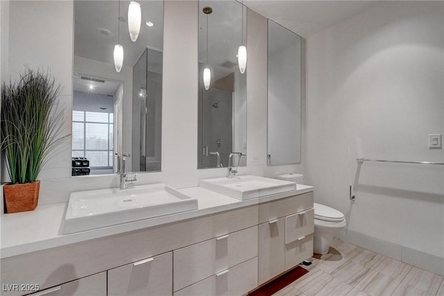 4575 Dean Martin Dr Unit 2607, Las Vegas, NV 89103 - full bathroom with double vanity and toilet