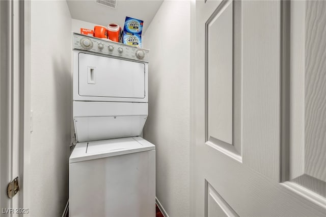 9104 Pearl Cotton Ave, Las Vegas, NV 89149 - washroom with estacked washer and dryer