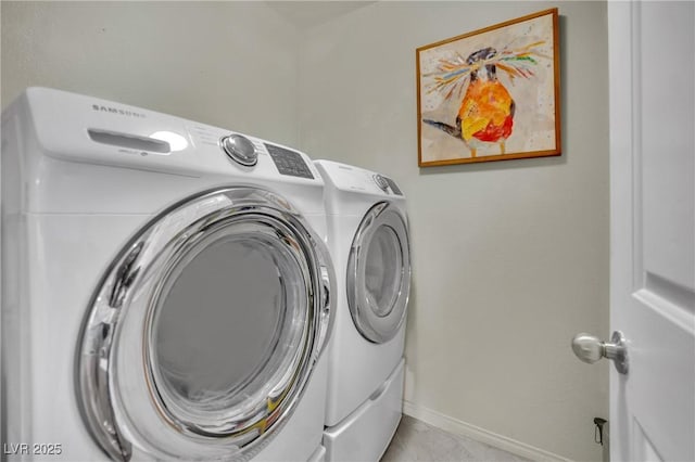 326 Caneflower Ct, North Las Vegas, NV 89031 - washroom with washer and dryer and baseboards