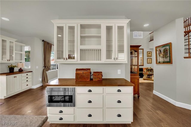 326 Caneflower Ct, North Las Vegas, NV 89031 - bar area featuring dark wood-style flooring and recessed lighting