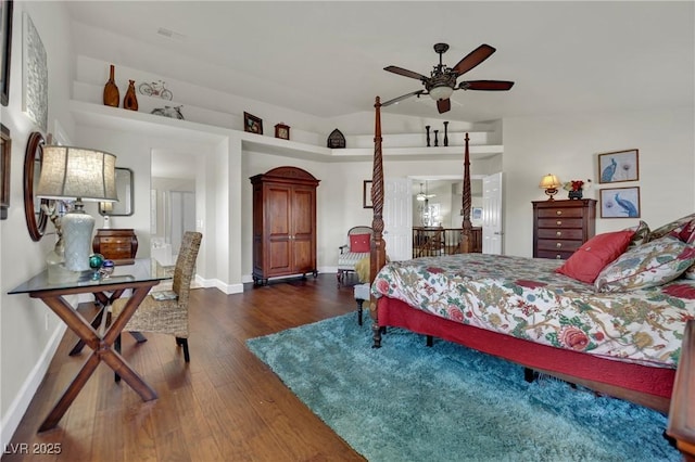 326 Caneflower Ct, North Las Vegas, NV 89031 - bedroom with wood finished floors and baseboards