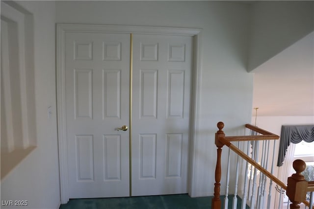 8982 Emerald Waters Ct, Las Vegas, NV 89147 - corridor with an upstairs landing