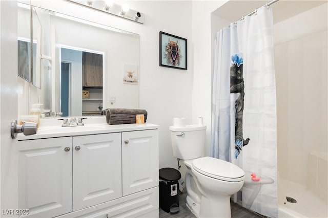 4232 Park Ct, Las Vegas, NV 89110 - bathroom with vanity and a shower with curtain
