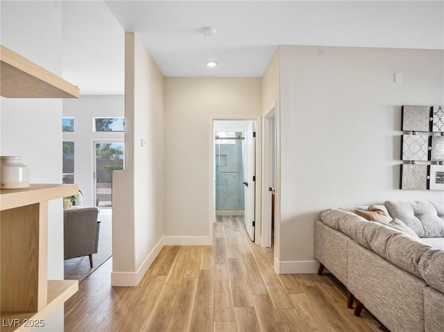 4314 Livorno Ave, Las Vegas, NV 89141 - corridor featuring light wood-style floors
