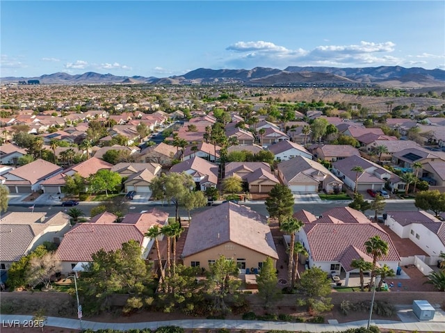 4314 Livorno Ave, Las Vegas, NV 89141 - aerial perspective of suburban area featuring mountains