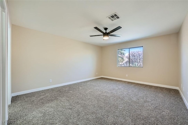 9272 W Viking Rd, Las Vegas, NV 89147 - carpeted empty room featuring baseboards and ceiling fan