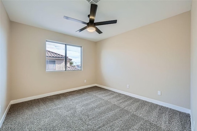 9272 W Viking Rd, Las Vegas, NV 89147 - carpeted empty room with baseboards and ceiling fan