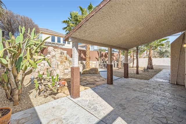 9272 W Viking Rd, Las Vegas, NV 89147 - fenced backyard featuring a patio area