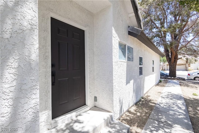 363 El Pico Dr, Henderson, NV 89014 - property entrance featuring stucco siding