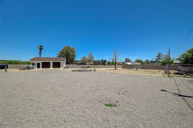 3917 Leon Ave, Las Vegas, NV 89130 - view of yard with a detached garage