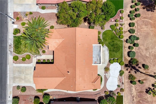 2808 Crown Ridge Dr, Las Vegas, NV 89134 - aerial view of property and surrounding area