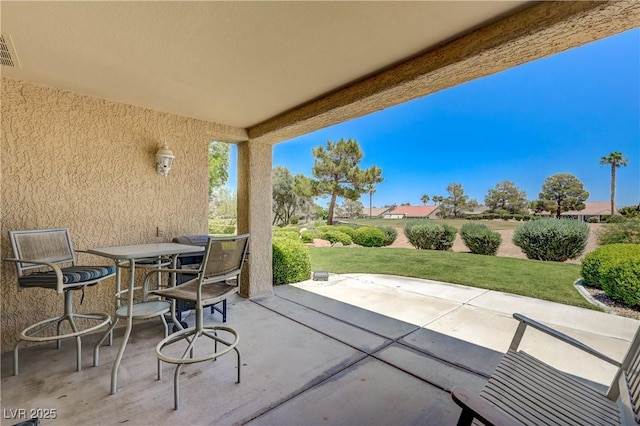 2808 Crown Ridge Dr, Las Vegas, NV 89134 - view of patio / terrace featuring outdoor dining space