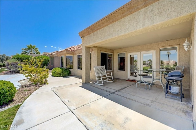 2808 Crown Ridge Dr, Las Vegas, NV 89134 - view of patio featuring grilling area