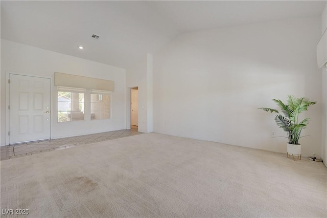 2808 Crown Ridge Dr, Las Vegas, NV 89134 - unfurnished room featuring carpet flooring and lofted ceiling
