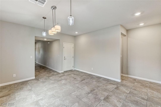 934 Twincrest Ave, North Las Vegas, NV 89032 - spare room with baseboards and recessed lighting