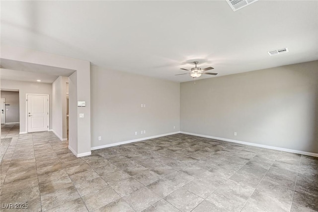 934 Twincrest Ave, North Las Vegas, NV 89032 - spare room featuring a ceiling fan and baseboards