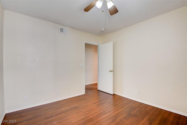 6822 Garden Grove Ave, Las Vegas, NV 89103 - empty room featuring wood finished floors and a ceiling fan