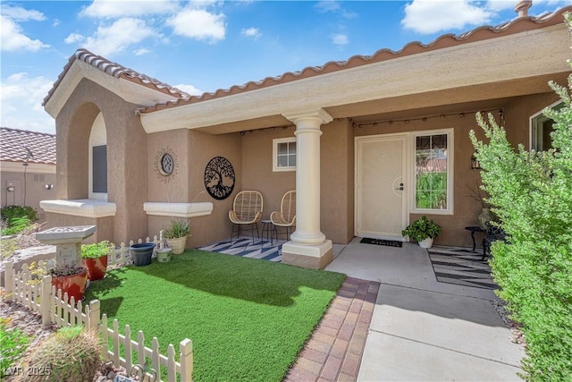 9237 Quail Ridge Dr, Las Vegas, NV 89134 - view of exterior entry featuring stucco siding