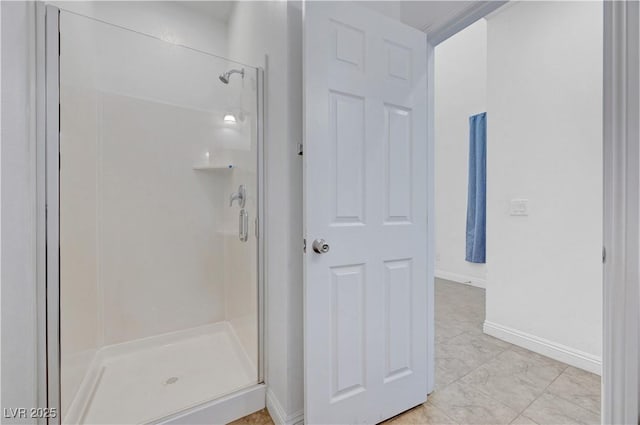 4641 Therapeutic St, North Las Vegas, NV 89031 - full bath with a stall shower and baseboards