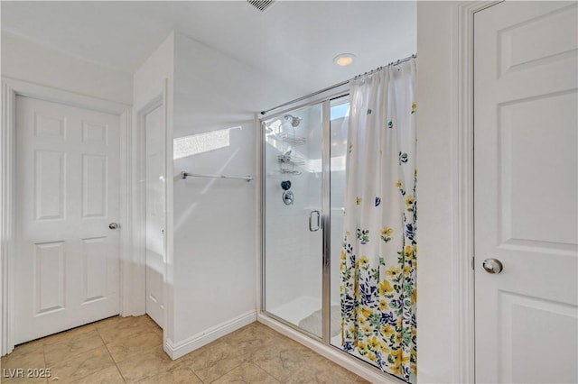 4641 Therapeutic St, North Las Vegas, NV 89031 - full bath with a shower stall and tile patterned flooring