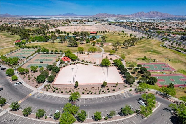 4641 Therapeutic St, North Las Vegas, NV 89031 - drone / aerial view of a mountain backdrop