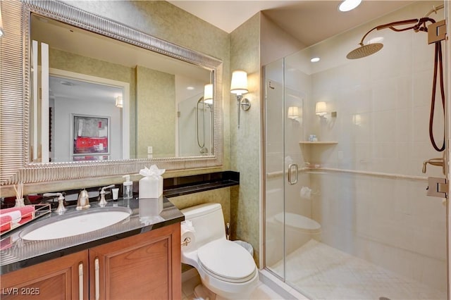 135 E Harmon Ave Unit 2721, Las Vegas, NV 89109 - full bath featuring a shower stall and vanity