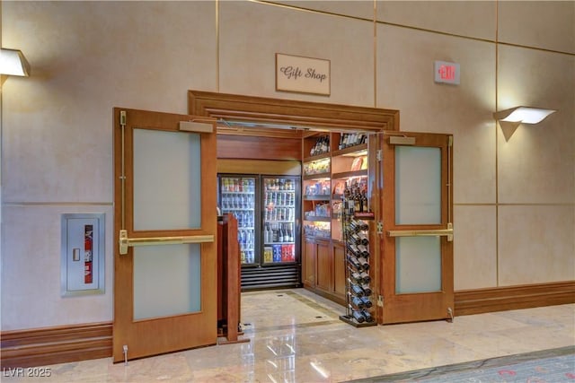 135 E Harmon Ave Unit 2721, Las Vegas, NV 89109 - bar area with marble tiled floors