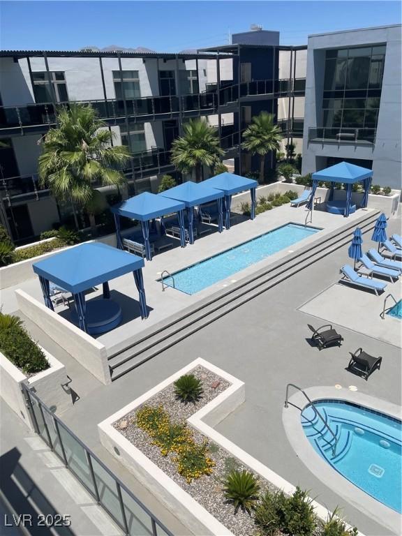 8925 W Flamingo Rd Unit 105, Las Vegas, NV 89147 - community pool with a gazebo