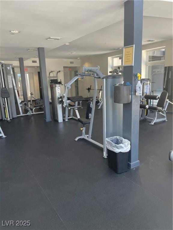 8925 W Flamingo Rd Unit 105, Las Vegas, NV 89147 - exercise room featuring water heater
